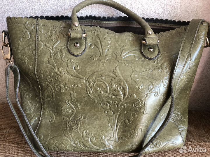 Сумка натуральная кожа италия