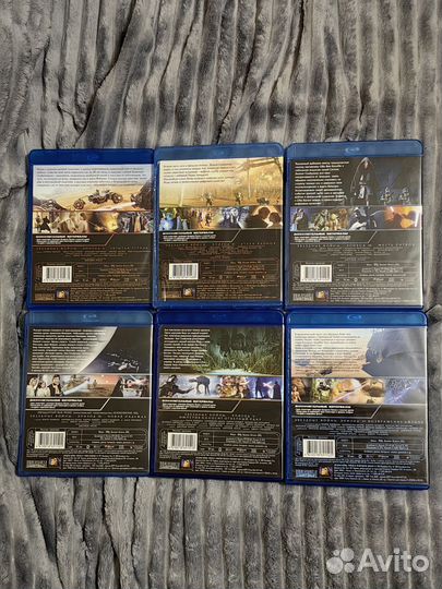 Лицензия Звездные войны 1-6 blu Ray