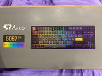 Кастомная игровая клавиатура akko 5087SBlack&Gold