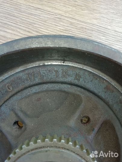 Задние барабаны на Renault Megan