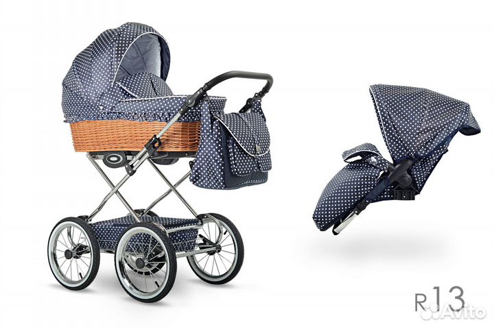 Прогулочный блок детской коляски 2 в 1 Lonex Retro