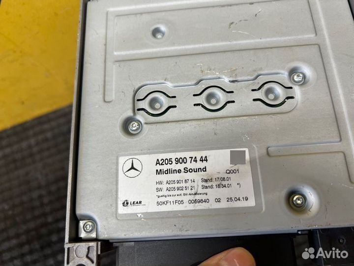 Усилитель звука Mercedes Benz C W205 C205 654.920