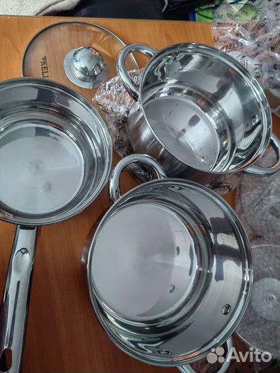 Набор кастрюль из нержавеющей стали
