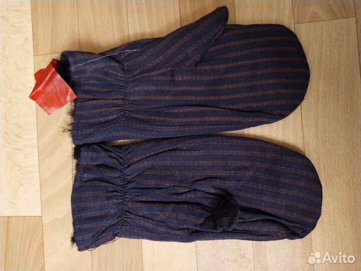 Рукавицы с мехом кролика СССР новые