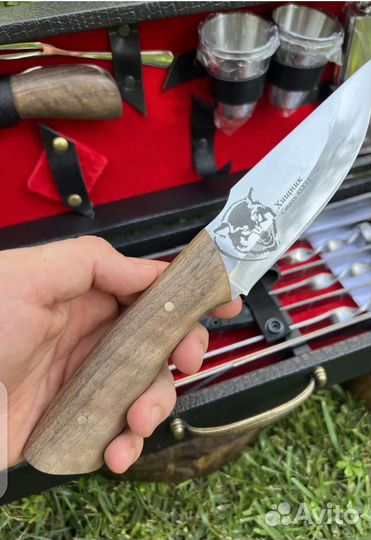 Подарочный шашлычный набор для барбекю Кизляр