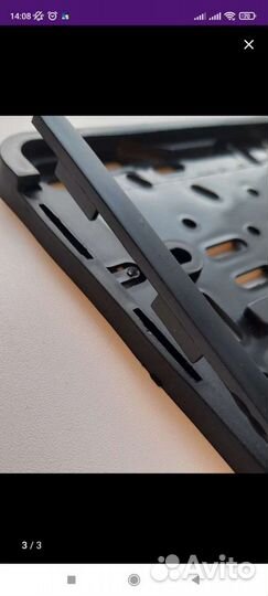 Рамка для гос номера новая с креплением