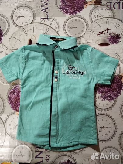 Рубашка детская для мальчиков