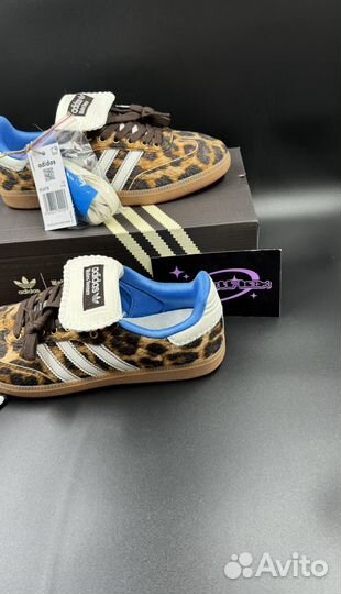 Adidas samba wales bonner leopard женские