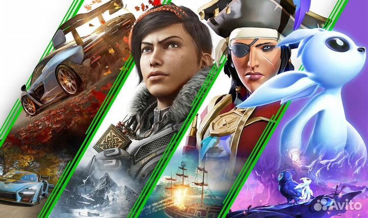 Подписка Xbox game pass ultimate key игры