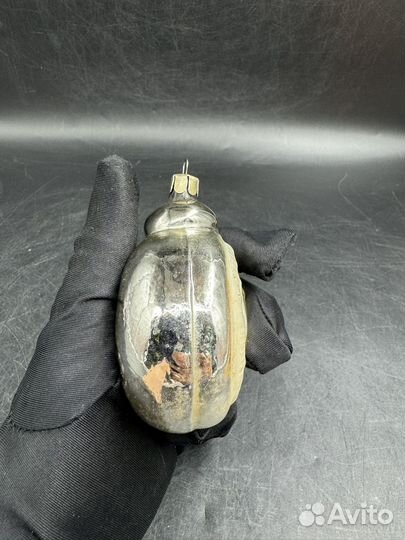 Игрушка елочная часы подвеска СССР советская