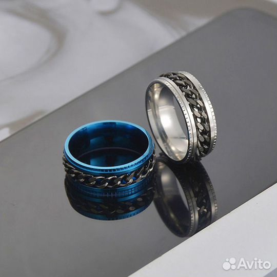 Кольцо Weld (микс) (серебро)