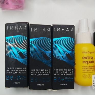 Косметика для волос пакетом микс