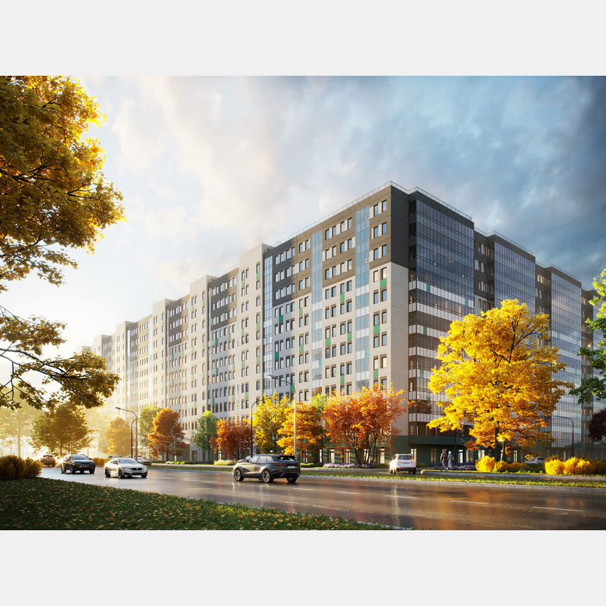 1-к. квартира, 35 м², 10/12 эт.