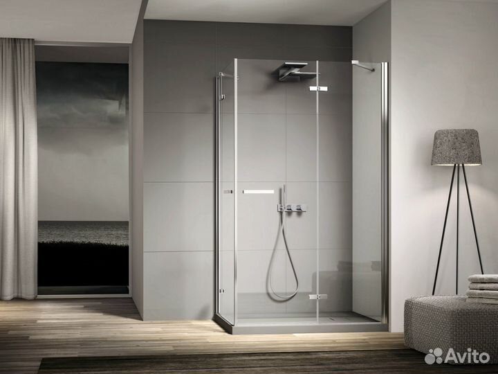 Душевая из стекла под ключ