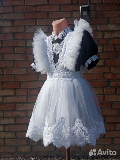 Школьная форма для девочки 128 134 серая