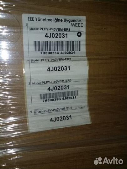 Mitsubishi electric кассетный plfy p40/50/63/80