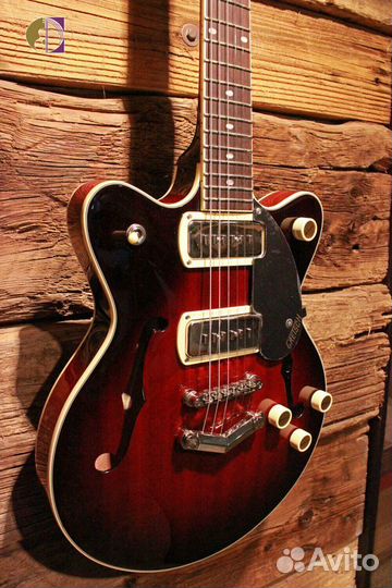 Gretsch G2655-P90 Streamliner Claret Burst