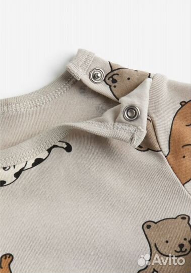 Боди с длинным рукавом hm 86