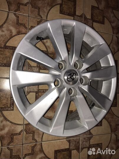 Литые диски r16 toyota оригинал