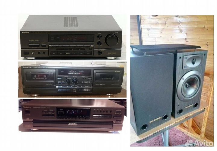 Японская аппаратура Technics в хорошем состоянии