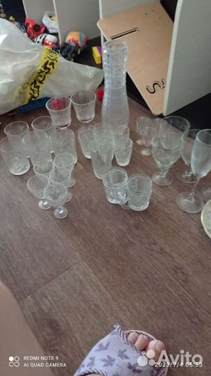 Бокалы, хрусталь, вазы, посуда
