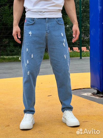 Джинсы zara бананы