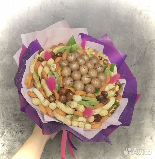 Женские съедобные букеты