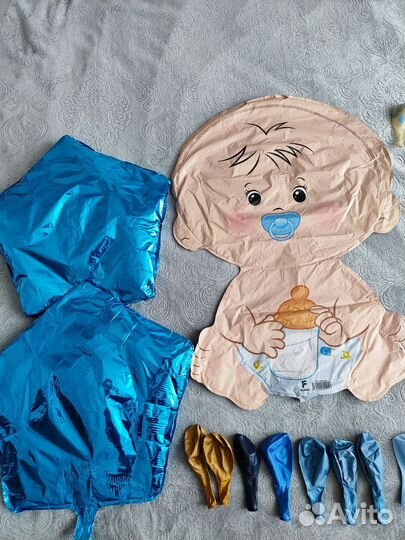 Набор шаров на выписку фольгированные латексные