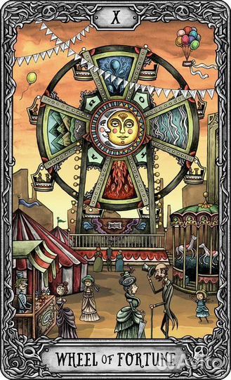 Карты Таро The Dark Mansion Tarot deck 12cm Version 3rd, Taroteca / Темный Особняк, 12 см, черный ср