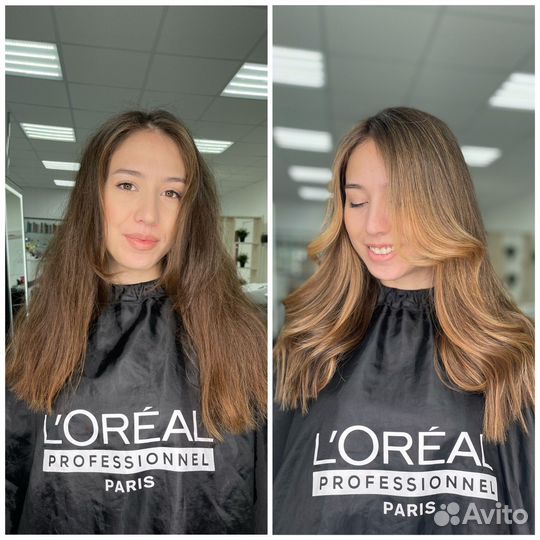 Сложное окрашивание волос