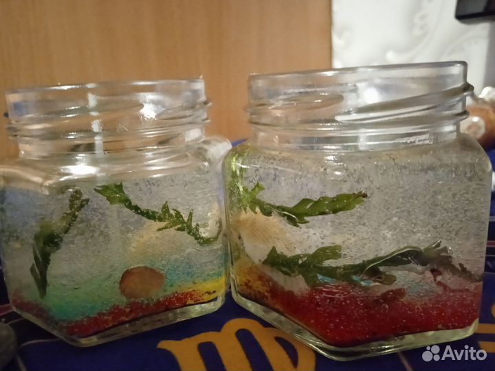 Гелевая свеча Аквариум