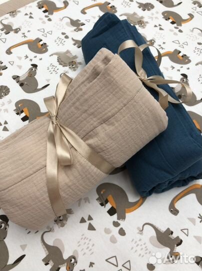 Детский плед из муслина