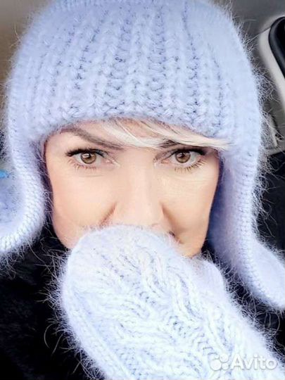 Шапки, варежки, платки и джемпера из ангоры