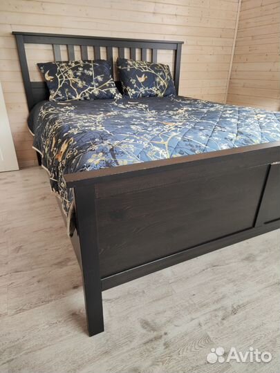 Кровать деревянная Hemnes IKEA, 160*200