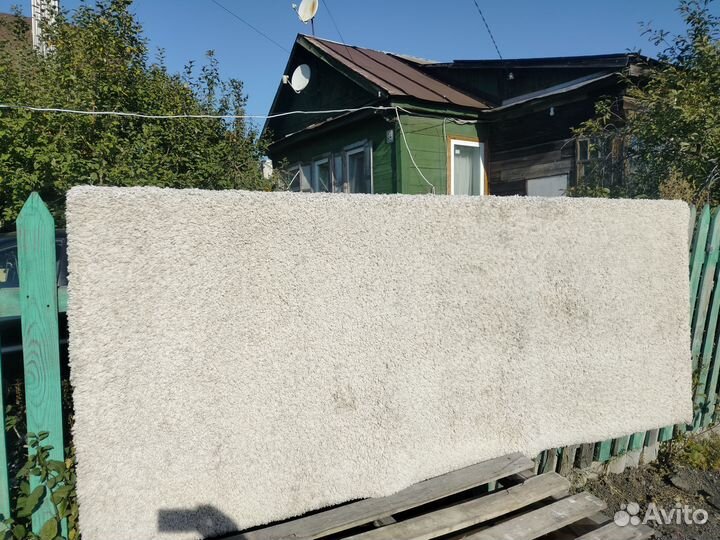 Ковер с длинным ворсом бу