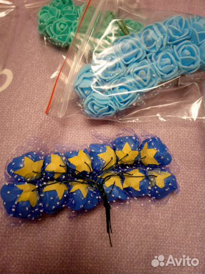 Розы из фоамирана