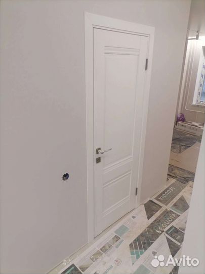 Двери межкомнатные классик белые новые