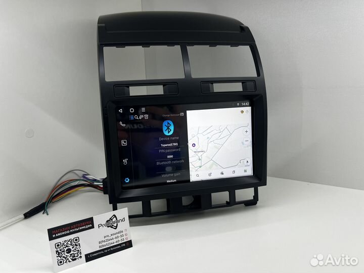 Магнитола Android VolkswagenTouareg 02-10 6/128GB