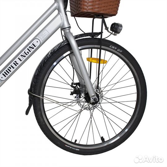 Электровелосипед Hiper Engine B67 White Silver (20