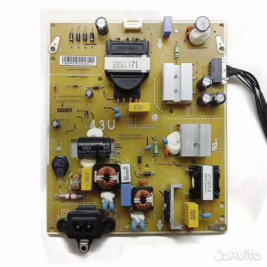 Блок питания EAX67209001 (2.0) телевизора LG P43DJ