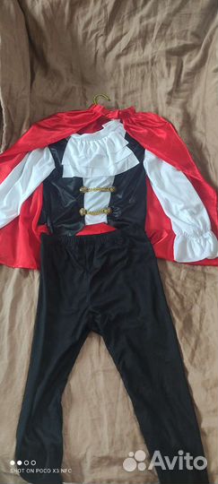 Костюм вампира детский