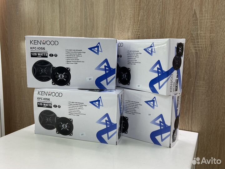 Автомобильные колонки kenwood (новые, гарантия)