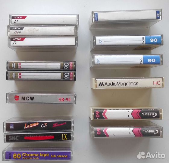 Аудиокассеты MCW.TDK.SKC