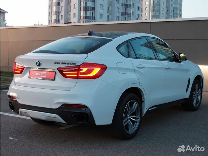 BMW X6 3.0 AT, 2017, 87 000 км