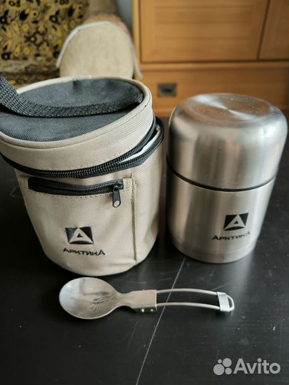 Термос Арктика с широким горлом в чехле 0,5 л