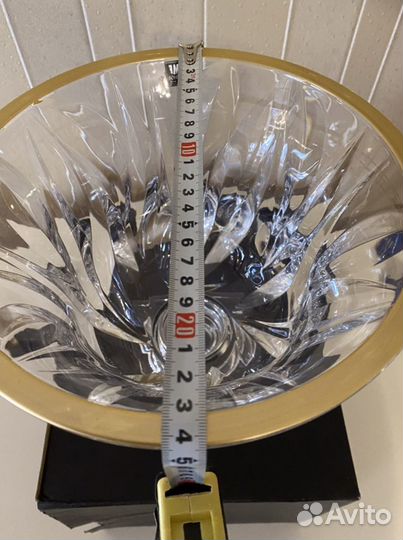 Ваза чешский хрусталь