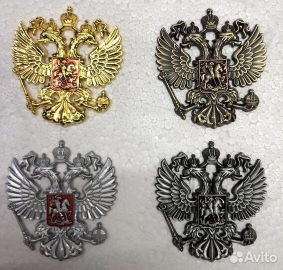 Герб РФ металлический