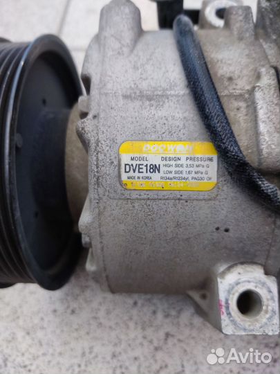 Компрессор кондиционера kia sorento 2.4