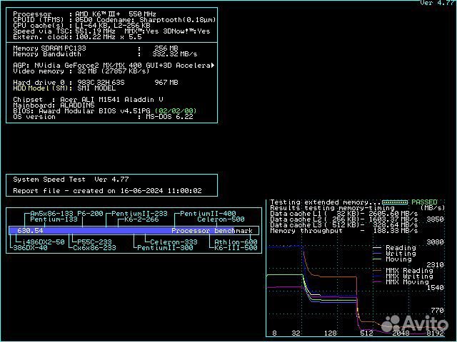 Ретро мат. плата Acorp 5ALI61 (Super Socket 7)