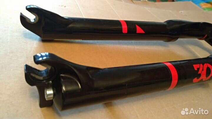 Вилка 26 алюминиевая, ход 100 мм, с блокировкой